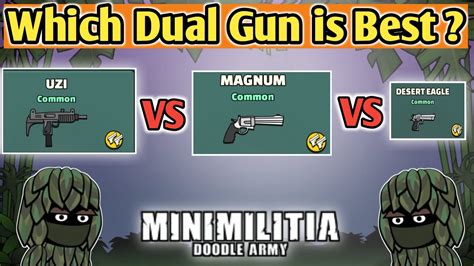 mini militia double gun|DA2 Mini Militia .